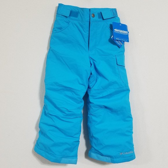 New Columbia Boys XXS 4/5 Blue Ski Snow Pants Kids
